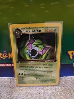 Pokemon Card Dark Golbat Team Rocket 1st Edition Rare 24/82 Near Mint Condition - Image 1
