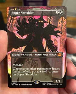 Super Shredder - Borderless M MTG Teenage Mutant Ninja Turtles NM - Image 1