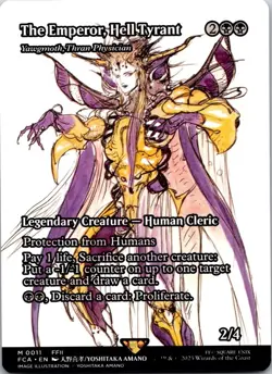 The Emperor, Hell Tyrant - Yawgmoth, Thran Physician (Showcase) M FCA 11 NM - Image 1