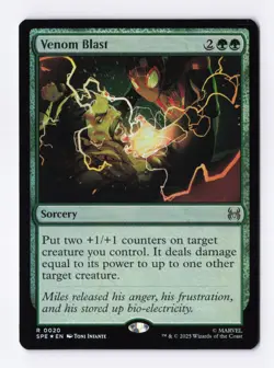 Venom Blast (Foil) 0020 (R) MTG Marvel's Spider-Man: Eternal-Legal (SPE) - Image 1