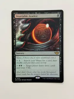 Insatiable Avarice OTJ 91 Foil - Image 1