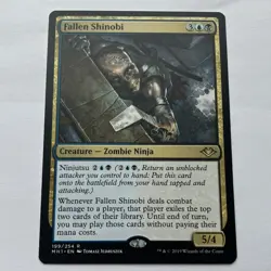 Magic: The Gathering Fallen Shinobi 199/254 Modern Horizons Rare Creature 5/4 - Image 1