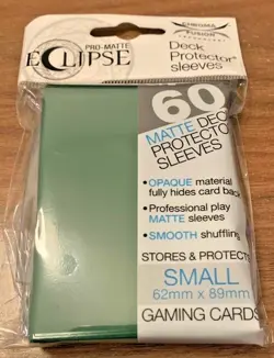 Ultra Pro Sleeves Hullen Eclipse Matte Deck Protector Grun Small 60 Stuck 62x89 - Image 2