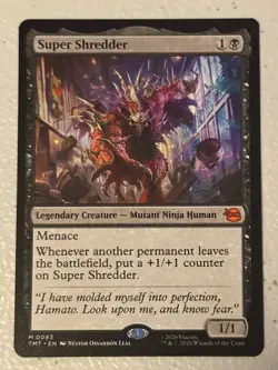 SUPER SHREDDER 83 MYTHIC TEENAGE MUTANT NINJA TURTLES MAGIC: THE GATHERING NM/M - Image 1