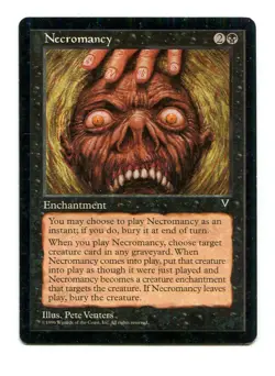 1X MTG Necromancy Magic The Gathering - ex condition. L2 - Image 1