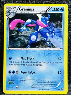 Greninja 14/39 Holo Rare XY Kalos Starter Set Pokemon TCG LP - Image 1