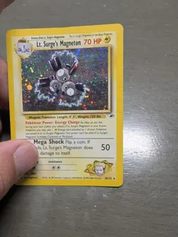 Lt. Surge's Magneton - 8/132 - Pokemon Gym Heroes Unlimited Holo Rare Card HP - Image 2