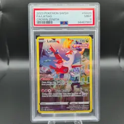 Latias GG20/GG70 Pokemon Card - Crown Zenith: Galarian Gallery Holo - PSA 9 - Image 1