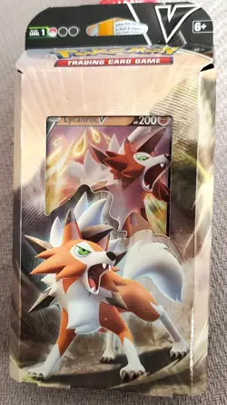 POKEMON CARDS ~ LYCANROC ~ V BATTLE DECK TCG - NEW / SEALED BOX - Image 1