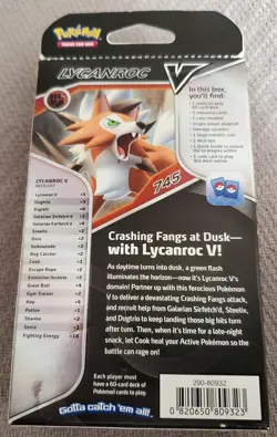 POKEMON CARDS ~ LYCANROC ~ V BATTLE DECK TCG - NEW / SEALED BOX - Image 5