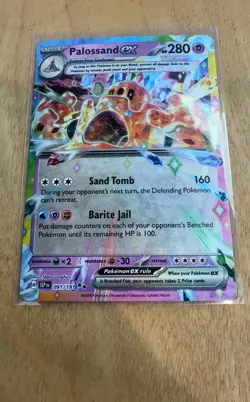 Palossand ex Double Rare SV08: Surging Sparks 091/191 NM Holofoil Pokemon - Image 1