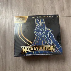 Pokemon TCG Mega Evolution ETB Lucario Elite Trainer Box NEW FACTORY SEALED - Image 1