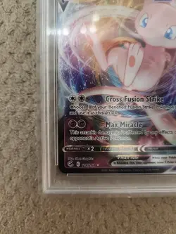 2021 Pokemon Fusion Strike Mew VMAX #114 PSA 10 GEM MINT Full Art - Image 4