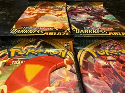Pokemon TCG - Sword & Shield Darkness Ablaze Booster Pack Art Set - Image 3