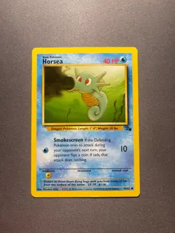 Pokemon TCG Horsea Fossil 49/62 Unlimited 1999-2000 Wizards Base Set - Image 5