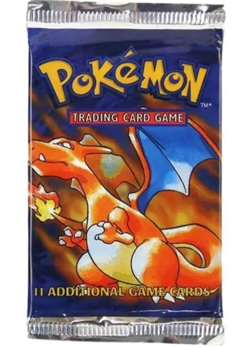 Pokemon WOTC Unlimited Base Set Vintage Booster Pack Charzard Sealed! - Image 1