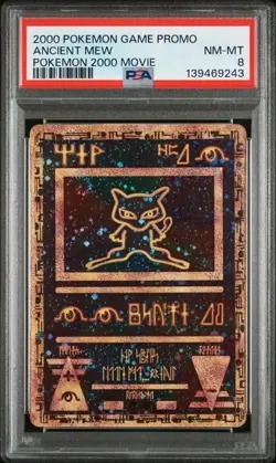 Ancient Mew Pokemon 2000 Movie Pokemon Game Movie NM PSA 8 - Image 1