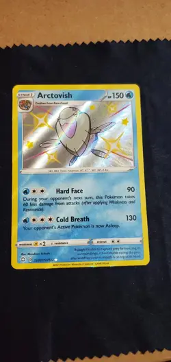 Pokemon Arctovish SV037/SV122 Shiny Holo Rare Shining Fates Pack Fresh - Image 1