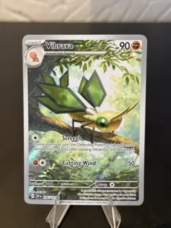 Pokemon - Surging Sparks Vibrava 2024 206/191 Illustration Rare Card Tcg - Image 1