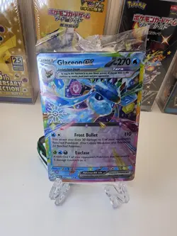 Glaceon ex 026/131 Pokemon TCG Holiday Calendar 2025 Festive Stamp Promo Sealed - Image 1