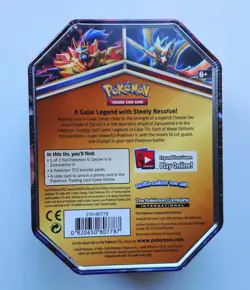Pokemon TCG Tin- Zamazenta v Factory Sealed - Image 2