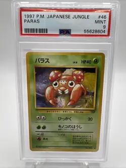 PSA 9 Mint Pokemon 1st Edition Jungle Paras #59/64 - Image 1