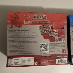 Pokemon Battle Styles ETB Lot of 2 (Red & Blue) NEW FACTORY SEALED Elite Trainer - Image 4