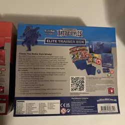 Pokemon Battle Styles ETB Lot of 2 (Red & Blue) NEW FACTORY SEALED Elite Trainer - Image 5