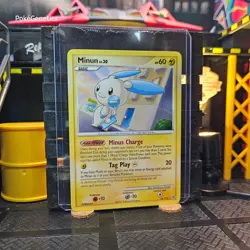 Minun Secret Wonders Pokemon TCG 32/132 Diamond & Pearl Rare - Image 3