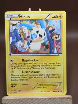 Minun 48/113 Non Holo Uncommon Legendary Treasures Pokemon - Image 1