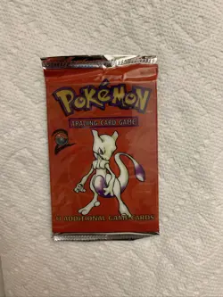 Pokemon Base Set 2 Booster Pack Mewtwo - Image 1