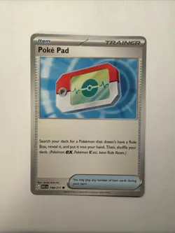 Poke Pad 198/217 Ascended Heroes (IN HAND Ready to Ship) Pokemon Trainer Mint/NM - Image 1