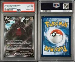 PSA 10 Regidrago V Alternate Full Art 184/195 Pokemon Silver Tempest English Gem - Image 3