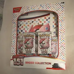 Pokemon TCG Scarlet & Violet 151 Binder Collection Box English Mew Booster - Image 1