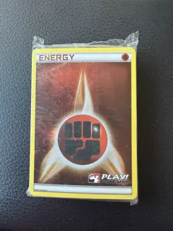 Play! Pokemon 2011 Promo Sealed Holo Fighting Energy Pack - Image 1
