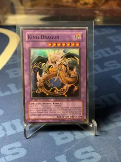 Yu-Gi-Oh! King Dragun FET-EN036 1st Edition Super Rare Holo TCG Card LP - Image 1