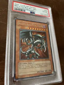Red-Eyes Black Metal Dragon (Forbidden Memories) FMR-001 Yu-Gi-Oh! PSA 6 - Image 5