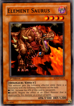 Element Saurus RDS-EN014 1st Edition - Yu-Gi-Oh! TCG Common - Image 1