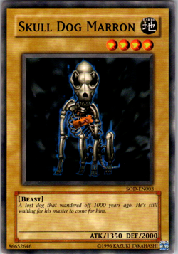 Skull Dog Marron SOD-EN003 Unlimited - Yu-Gi-Oh! TCG Common - Image 1