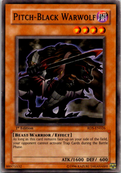 Pitch-Black Warwolf RDS-EN026 1st Edition - Yu-Gi-Oh! TCG Common - Image 1