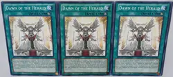 Yugioh 3x Dawn of the Herald GLD5-EN044 Common Limited Edition Near Mint Playset - Image 5