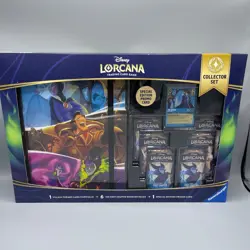 Disney Lorcana First Chapter Collector Set Bundle - 6 Packs, Portfolio, & Promo - Image 1