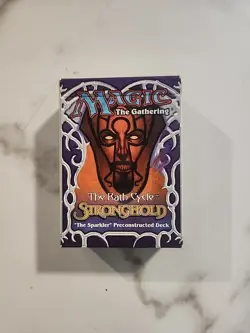 MTG Stronghold Theme Deck: The Sparkler Empty Box Only Vintage No Cards - Image 1