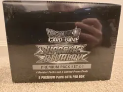 Dragon Ball Super Card Game Supreme Rivalry Premium Pack Set 04 Box *8 Packs* - Image 1