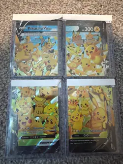 NM Pikachu V-Union [Set of 4] SWSH: Sword & Shield Promo Cards Holo - Image 1