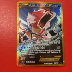 Pokemon TCG Gyarados EX Secret Rare Full Art Holo 123/122 Breakpoint Card - Image 1