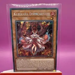 Yu-Gi-Oh Kurikara Divincarnate 1st Edition Secret Rare Card BLTR-EN079 - Image 1