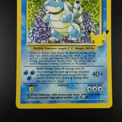 Blastoise 2/102 Pokemon Celebrations Classic Collection Holo Card - Image 3