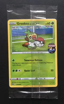 Grookey On The Ball 003/005 Futsal Pokemon Card PROMO UK Exclusive NEW SEALED - Image 1