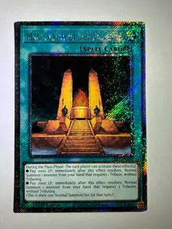 Mausoleum of the Emperor RA03-EN167 Platinum Secret Rare 1st Edition Card - Image 1
